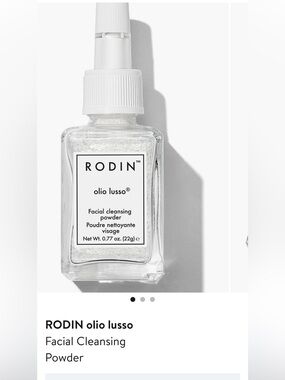 Rodin olio lusso White Facial Cleansing Powder - Gentle Exfoliating Cleanser.